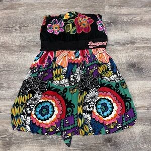 Desigual size 40 halter mini dress